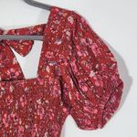Band of Gypsies Band of the Free Red and Pink Floral Boho Crop Top Size Small NWT Red Crop Top Photo 1