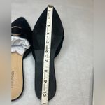 Maurice's Black Suede Slip-On Mules with Gold Buckle – Size 8M Style Natalie Photo 4