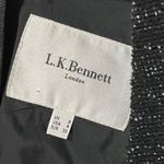 LK Bennett L.K. Bennett Dr Joyce Tweed Sheath Dress - Black/Cream - US 4 Photo 9