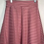 See You Monday Sz S Mauve Pink Pleated Skirt Midi Length A Line Photo 10