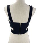 Forever 21 Crop Tank Top Womens M Black Sleeveless Club Minimalist Y2K Grunge Photo 1