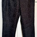 Elle  black lace overlay cropped dress pants - black - size 10 Photo 1