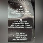 Norma Kamali  M Cotton Sleeveless Black Tunic Top Photo 5