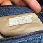 Chico's  Navy Quilted Shoulder Bag with Silver Chain Photo 1
