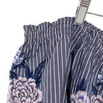 American Eagle Embroidered Floral Off Shoulder Boho Top Photo 10