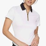 Greg Norman Short Sleeve 1/4 Zip Golf Polo Photo 0