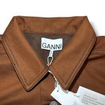 Ganni  Caramel Cafe Mixed Denim‎ Mini Dress Photo 5