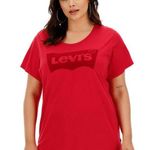 Levi's  | Perfect Red T-Shirt with Batwing Logo Photo 0