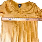 Bobeau  Mustard Yellow Ruffle Hem Dress Photo 6