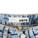 Topshop  MOTO High Waist Button Fly Cutoff Jeans Shorts. Size 25 Photo 8