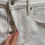 Levi's Levi’s white high rise ribcage cutoff denim jean shorts 28 festival summer beach Photo 11