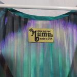 Show Me Your Mumu  Women's Multicolor V-Neck Sheer Tunic Top Colorful  Size M Photo 3