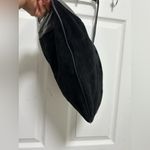 b. makowsky Black Suede and Leather Hobo Bag Photo 3