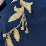 Free People Black & Gold Mini Dress Photo 6