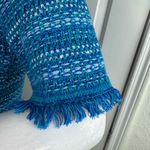 Lilly Pulitzer Beckington Sweaterdress Blue Grotto Metallic Tweed LG #131 Photo 11