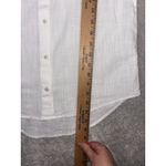 Vineyard Vines woven lightweight Short sleeve button Up Xs white NWT Cap Sleeve Photo 5