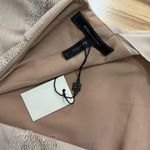 BCBG MaxAzria Fionna Champagne Tiered Lace Illusion Cocktail Party Dress Sz 0 Photo 5