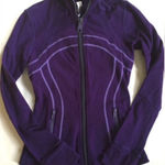 Lululemon ATHLETICA DEFINE full Zip -purple- Jacket Size 2 Photo 0