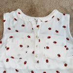 Loft  Floral Button Up Tank Top Photo 2