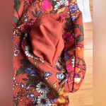 Anthropologie Maeve Floral Flower Power Wide Leg High Waist Crop Pants|Size:14 Photo 13