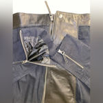 Lucky Brand  black jacket‎ with leather trim. Photo 1