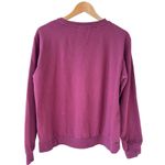 Keith Haring Dog Art Sweatshirt Maroon Crewneck Long Sleeve Pullover Women's M Red Size M Photo 1