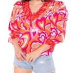 Alden Adair Jean Top in Lovers Lane, Size S New in Packaging Photo 0