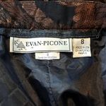 Evan Picone Evan-Picone brown good and black skirt size 8 Photo 2