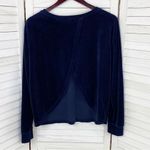 Victoria's Secret Victoria’s Secret Velour Crossover Split Back Pullover Sweatshirt Blue Medium Photo 7