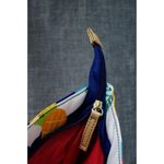 Arcadia Beach Tote Bag Tropical Striped Large Travel Vacation Purse Blue NWT! Photo 3