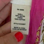 Chelsea and Violet  Pink Floral Bohemian Sleeveless Midi Dress Photo 8