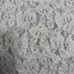 Vintage Kleid’s White Lacy / Floral Lace Baby Tee Shirt Top Photo 2