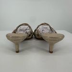 Jones New York Kaleena Embellished Kitten Heel Dress Sandals size 6 Light Gold Photo 7