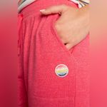 New PJ Salvage Happy Things smiley face banded Pajama Pants in Cherry Size L Pink Size L Photo 5
