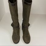 Cole Haan  Nike Air Suede Leather Knee Boots Brown Photo 6