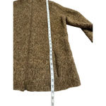Cambridge Dry Goods Woman Full Zip Hooded Sweater Size X Wool Alpaca Blend Warm Brown Photo 5