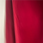 Harvé Benard Harve Bernard skirt Velour Crimson Red Faux Wrap Velvet Size 8 Holiday‎ Goth Photo 4