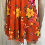 Victoria's Secret Victoria’s Secret Orange Floral Babydoll Slip Photo 9