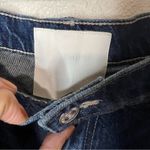 MOTHER Superior The Dodger Frayed Raw Hem Blue Denim Jean Shorts NEW 30 Photo 5