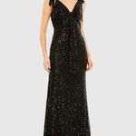 Mac Duggal 26693 Bow Strap Sequin Gown Dress Photo 0