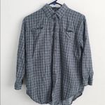 Brandy Melville Plaid Button Down Long Sleeve Top Photo 3