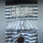 Free People  Railroad Striped Jeans size 25 Photo 4