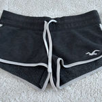 Hollister Y2K High Rise Mini Sweatshorts Sz S Gray Preppy Athletic Lounge 2000s Photo 0