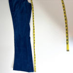 Derek Lam 10 Crosby Blue Velvet High Waist Crop Flare Pants 2 Photo 5