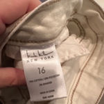 Nicole Miller Women's Ivory High Rise Ankle Skinny SoHo Jeans Size 16 Photo 5