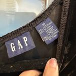 Gap Vintage Y2K Chocolate Brown Crushed Velvet Maxi Dress Gown Size 10 Medium M Photo 8