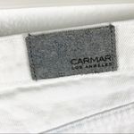 CARMAR Titania White Wash Side Zipper Frayed Hem High Waist Button Fly Size 26 Photo 6