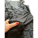 Elie Tahari  Black Ruffle Cocktail Dress Photo 12
