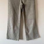 ZARA Wide Leg Jeans Straight Leg Light Green Denim High Rise Women’s Size 4 Photo 3
