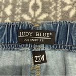 Judy Blue  High Rise Joggers Straight Fit Cargo‎ Pockets Blue Size 22W Photo 5